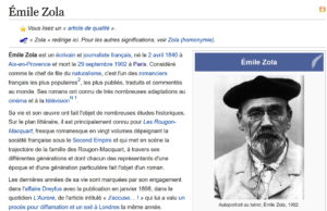 Scoop : Zola né à Aix le 2 avril 1840