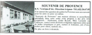 Souvenir de Provence